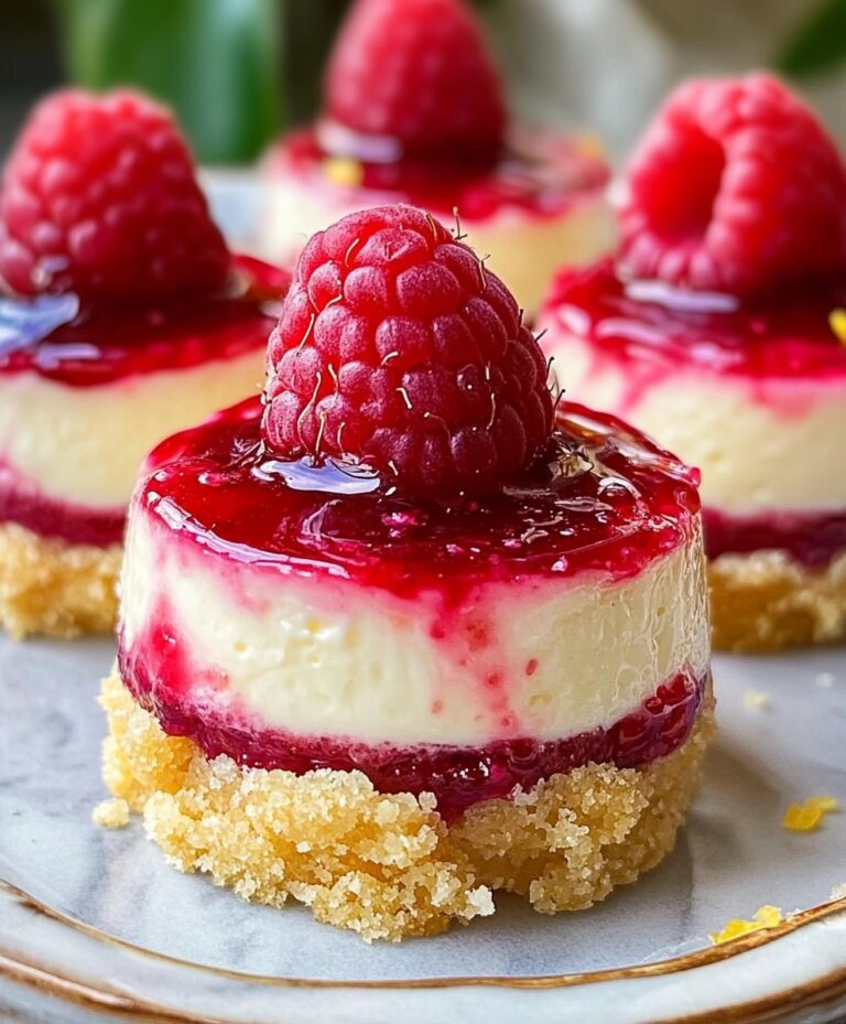 Raspberry Cheesecakes