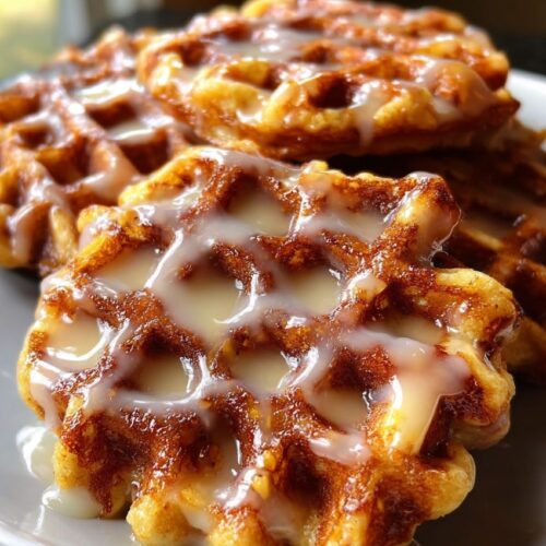 Apple Fritter Waffle Donuts
