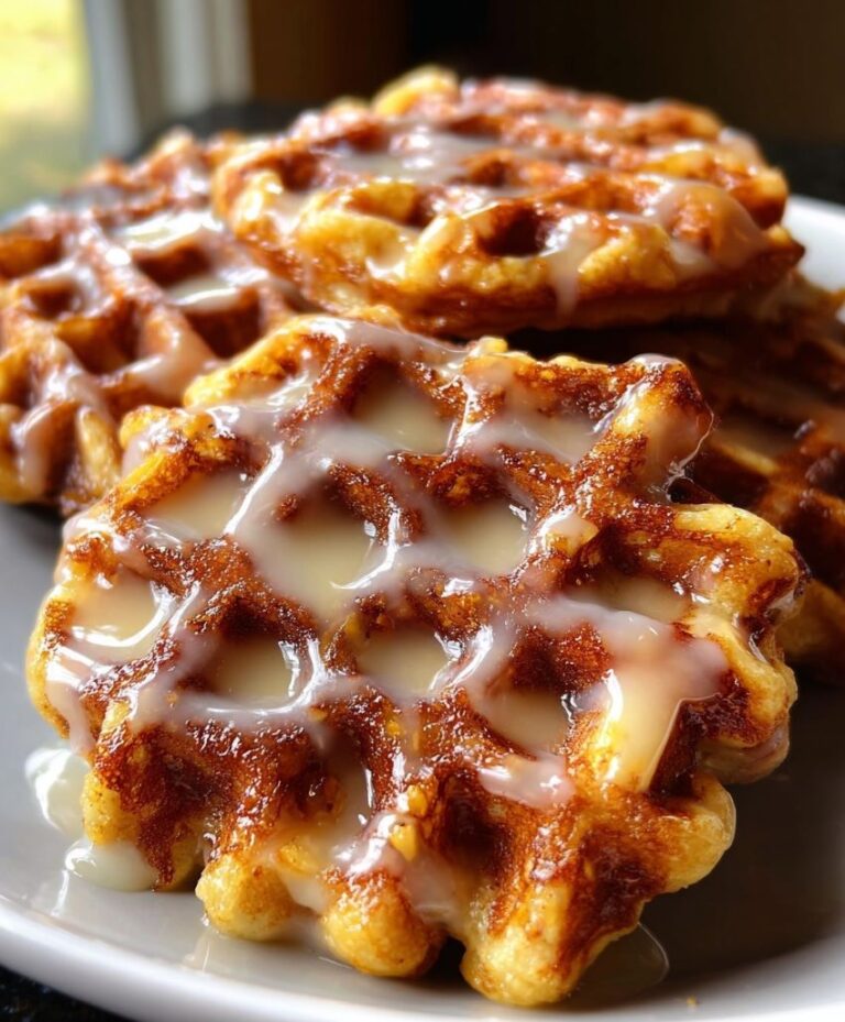 Apple Fritter Waffle Donuts
