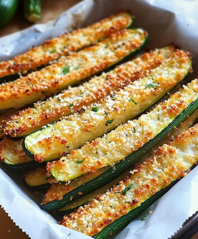 Baked Parmesan Zucchini Fries