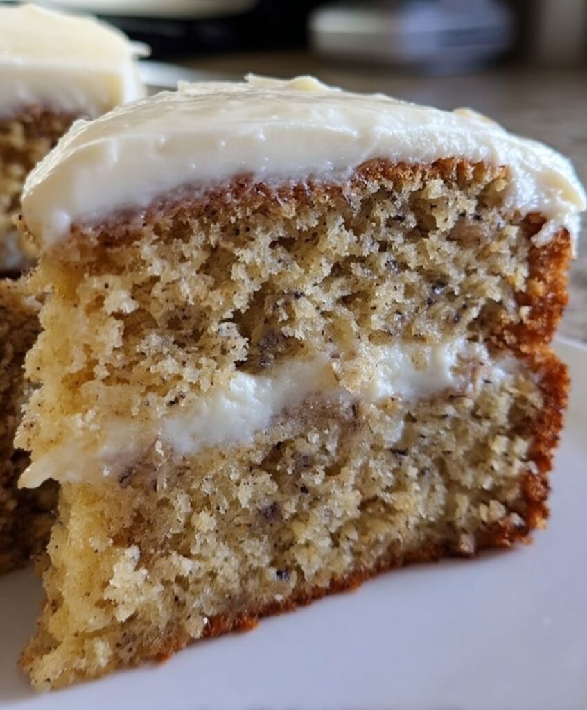Banana Cake with Cream Cheese Frosting