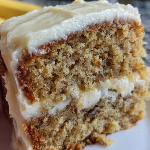 Banana Cake with Cream Cheese Frosting