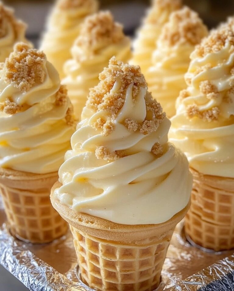 Banana Pudding Cheesecake Cones