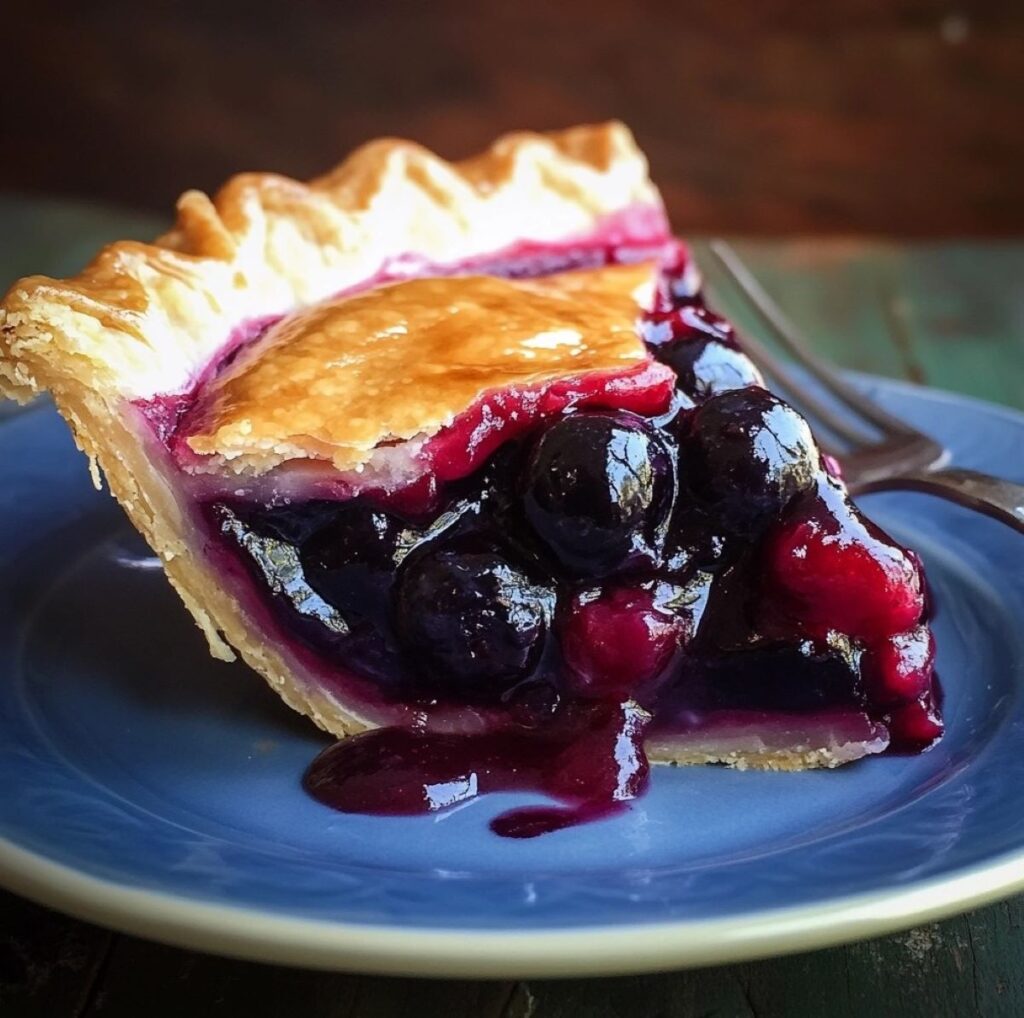 Blueberry Rhubarb Pie