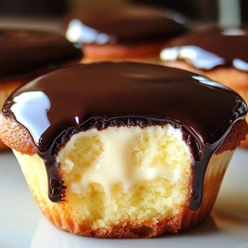 Boston Cream Pie Cupcakes