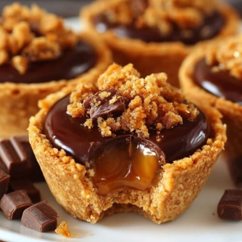 Butterfinger Caramel Crunch Mini Pies