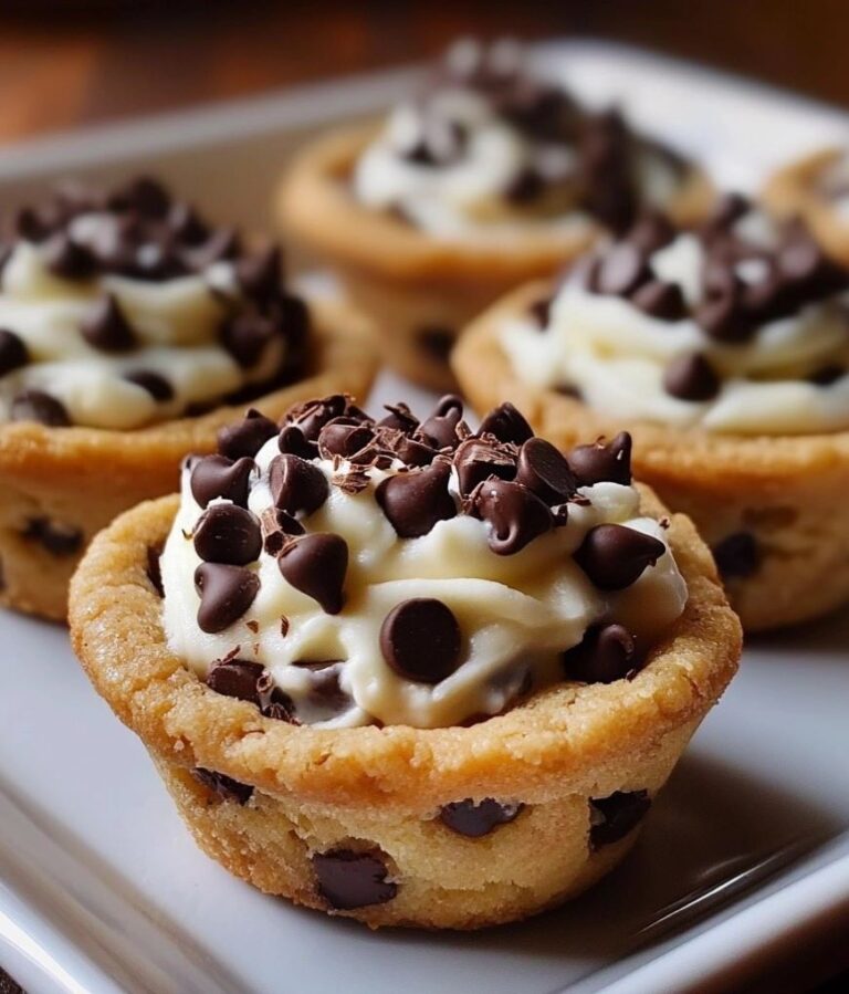 Cannoli Cookie Cups