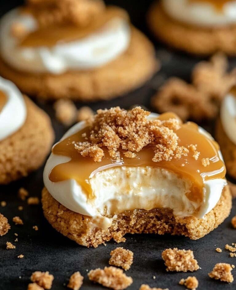 Caramel Cheesecake Cookies