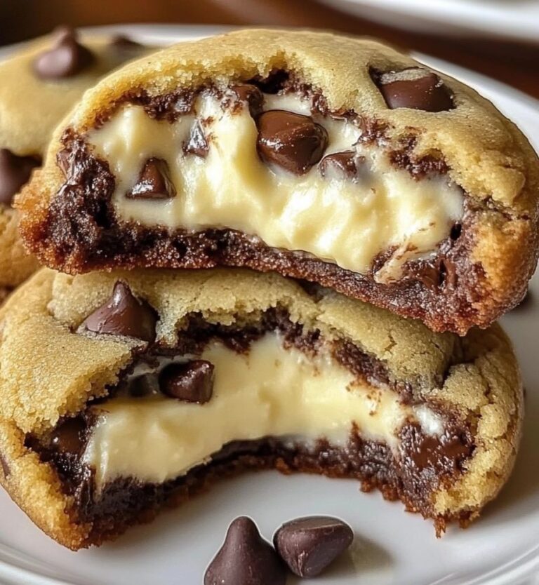Cheesecake Stuffed Chocolate Chip Cookies