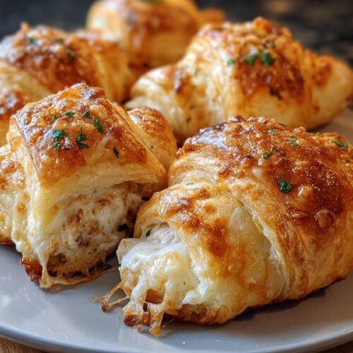 Cheesy Chicken Crescent Rolls