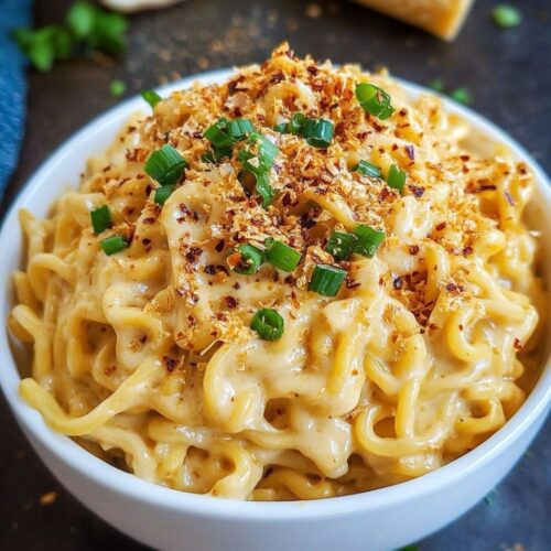 Cheesy Ramen Noodles