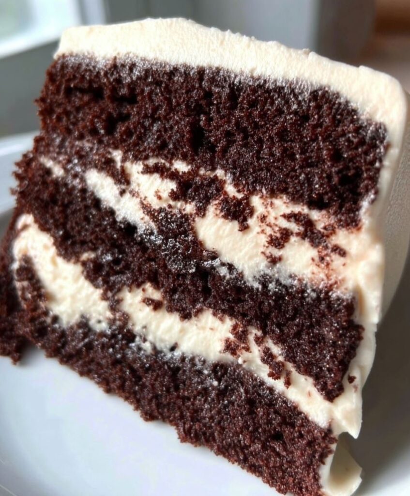 Chocolate Cake with Vanilla Buttercream