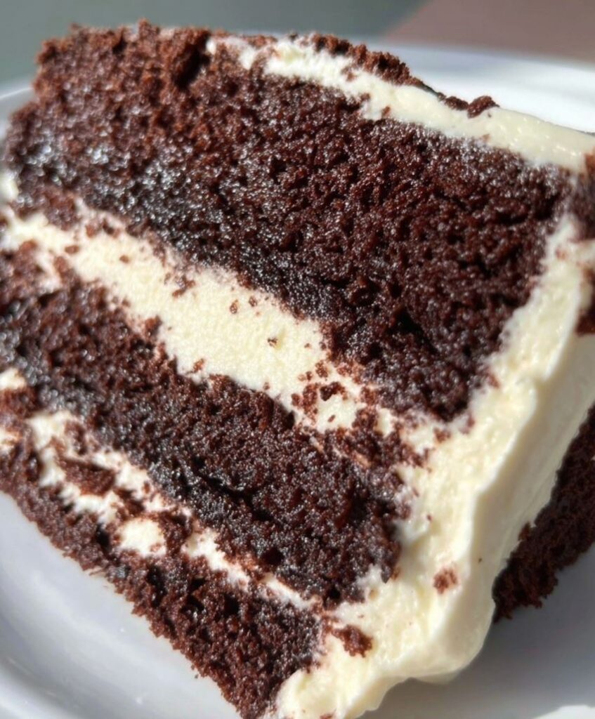 Chocolate Cake with Vanilla Buttercream