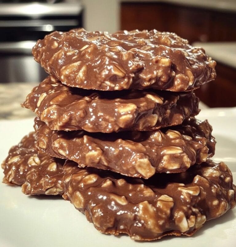 Chocolate Oatmeal No-Bake Cookies