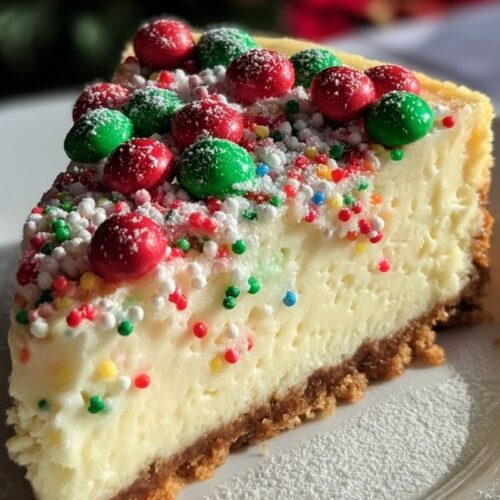 Christmas Sugar Cookie Cheesecake