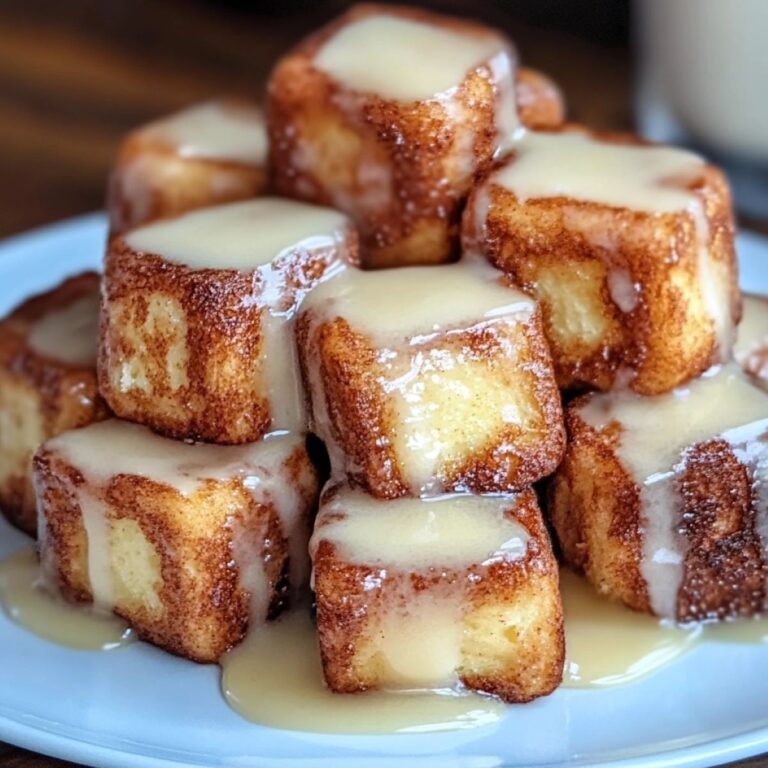 Cinnamon Roll French Toast Bites
