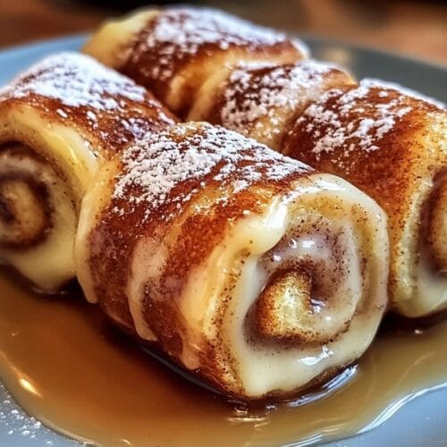 Cinnamon Roll French Toast Roll-Ups