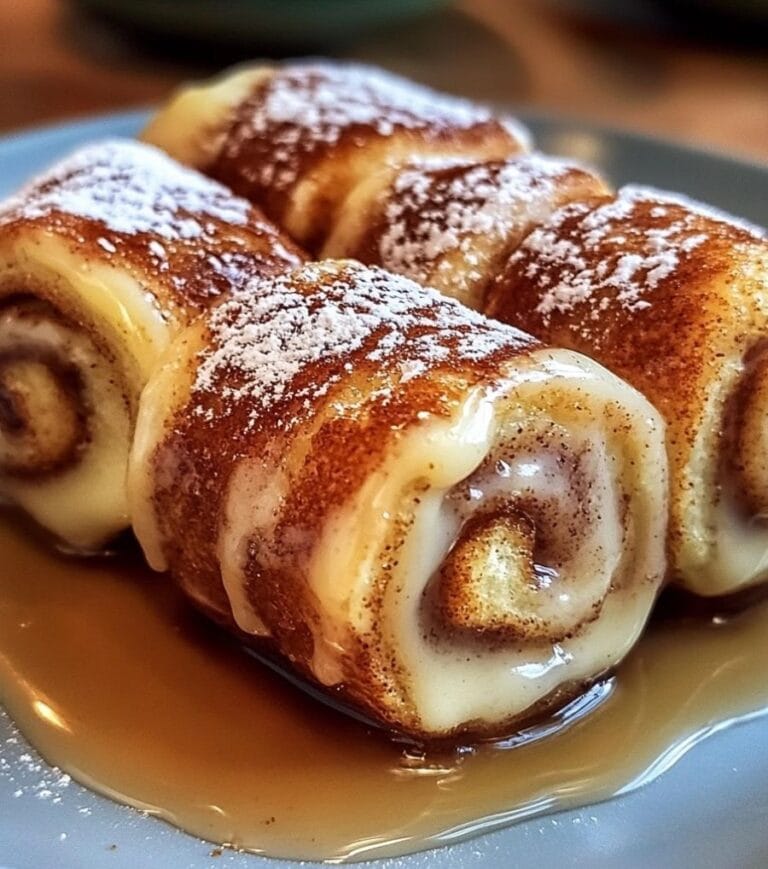 Cinnamon Roll French Toast Roll-Ups