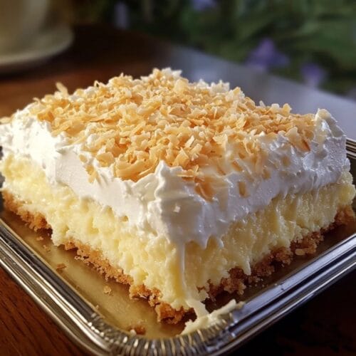 Coconut Cream Poke Cake