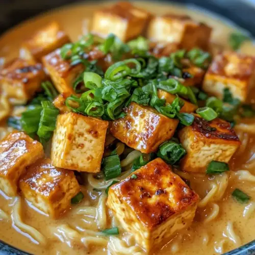 Creamy Peanut Tofu Ramen