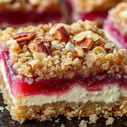 Rhubarb Cream Cheese Bars