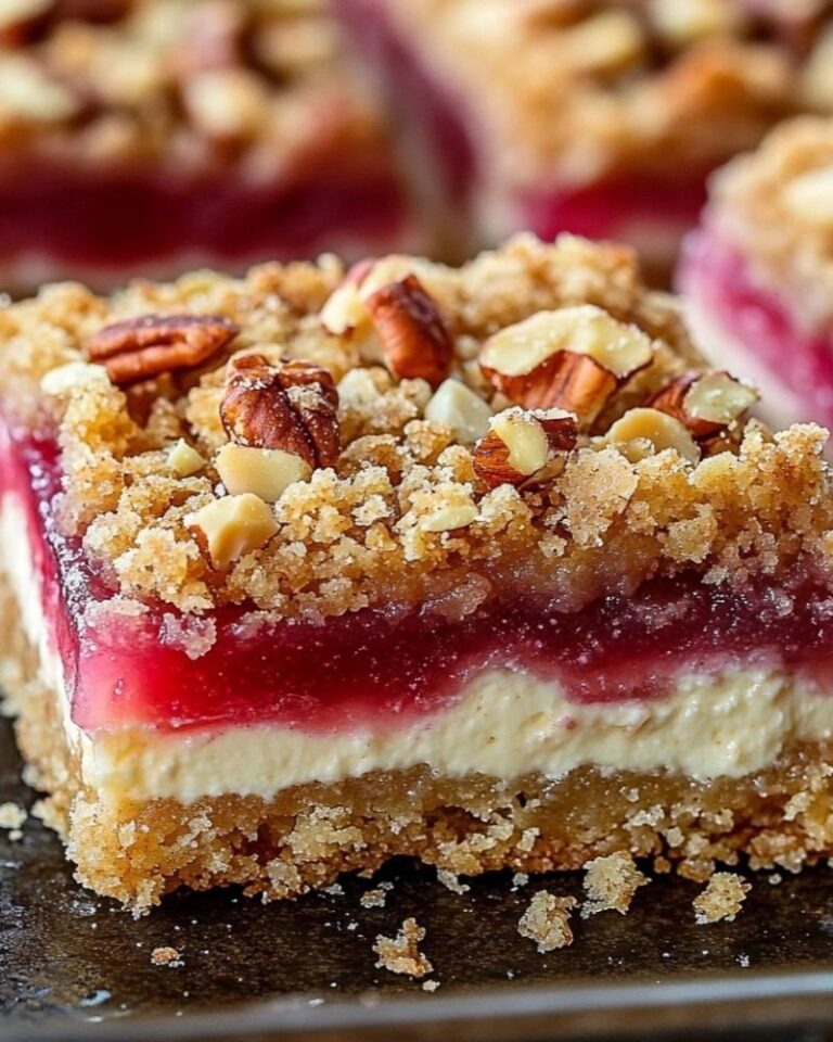 Rhubarb Cream Cheese Bars
