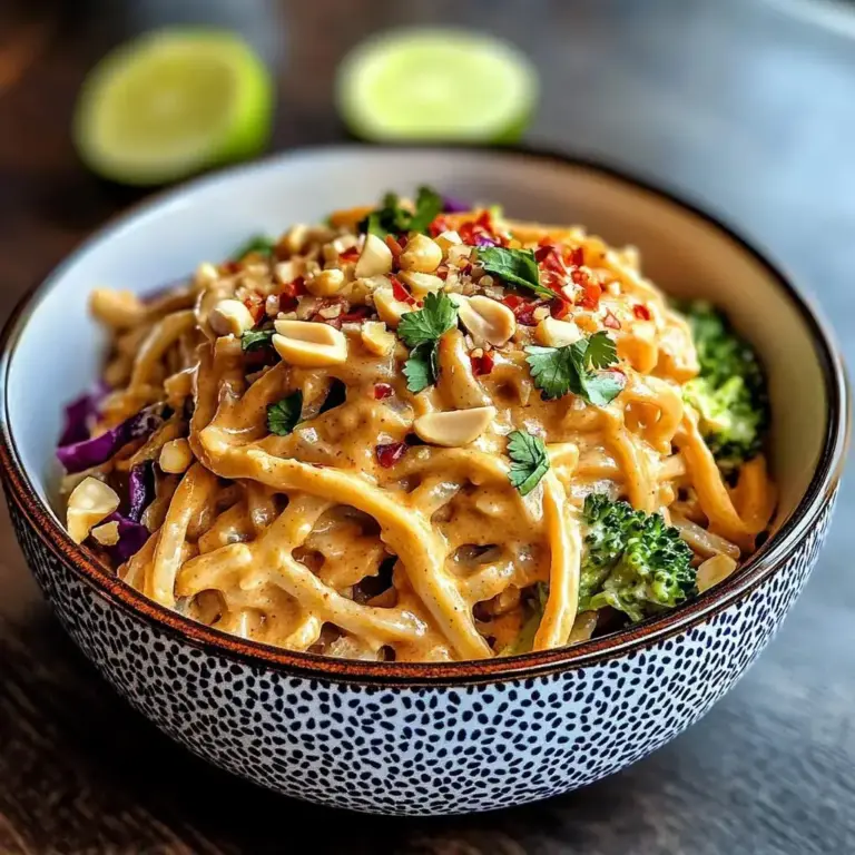 Creamy Spicy Peanut Noodles