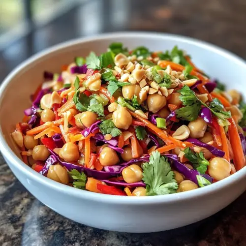 Crunchy Thai Chickpea Salad