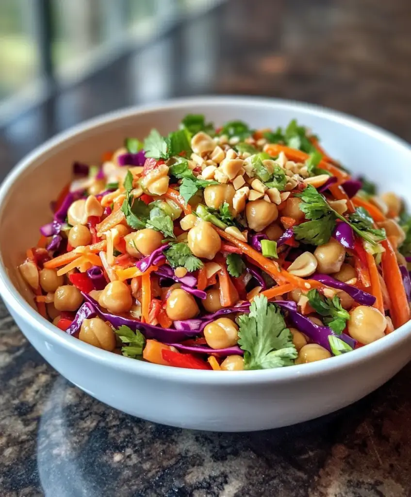 Crunchy Thai Chickpea Salad