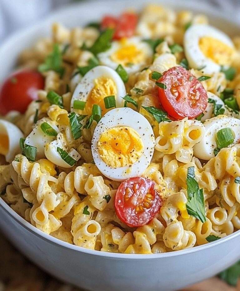 Deviled Egg Pasta Salad