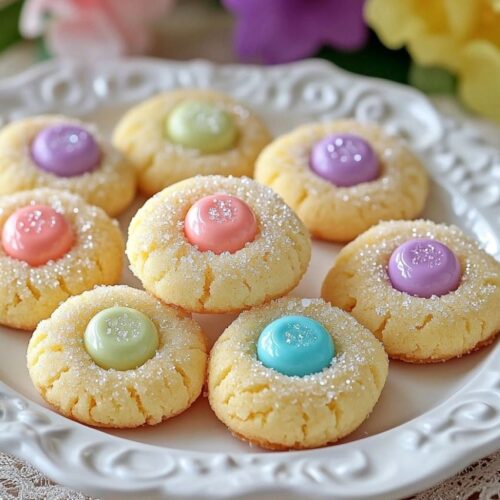 Easter Bunny Button Cookies