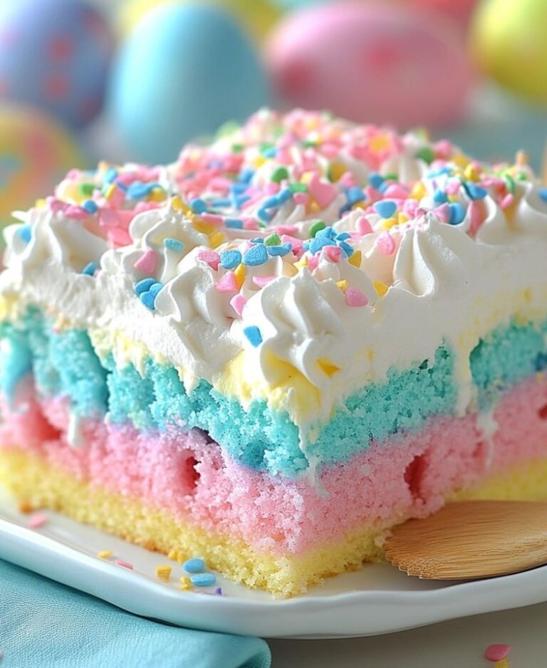 Easter Bunny Poke Cake