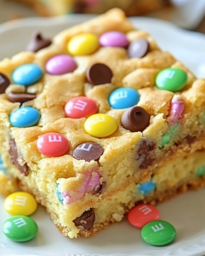 Easter Cake Mix Cookie Bars
