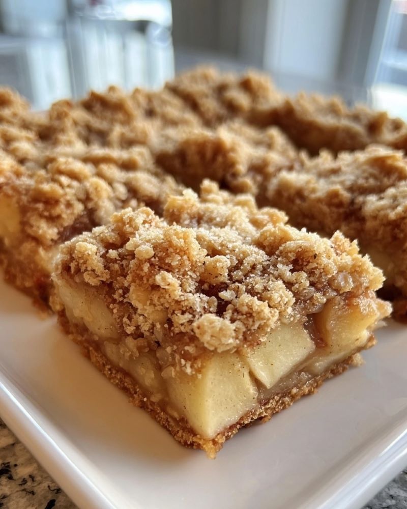 Easy Apple Crisp Bars
