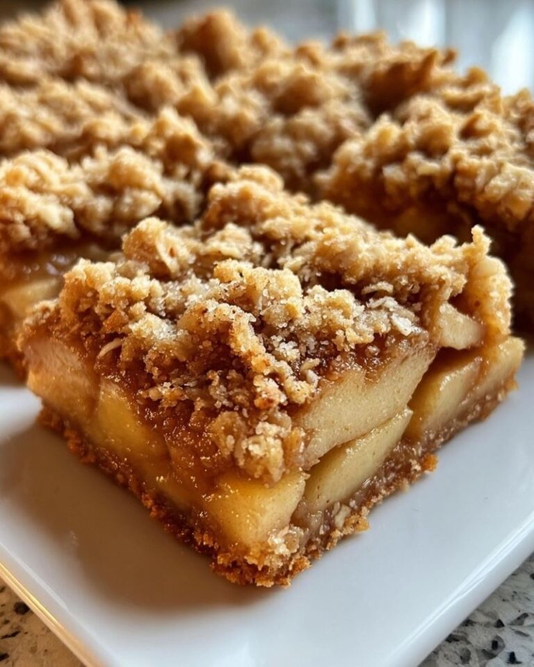 Easy Apple Crisp Bars