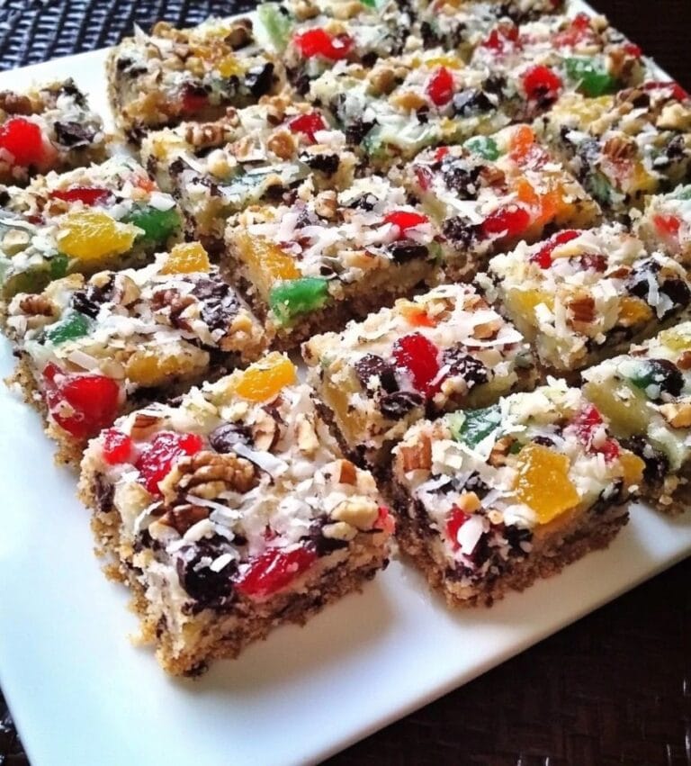 Fruit Cake 7-Layer Bars