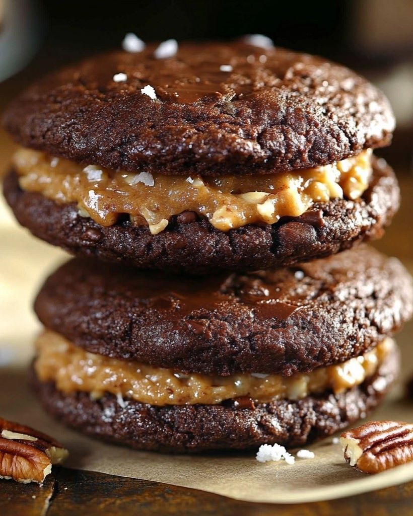 German Chocolate Whoopie Pies