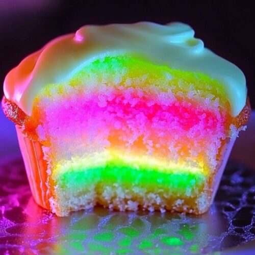 Glow-in-the-Dark Moonlit Cupcakes