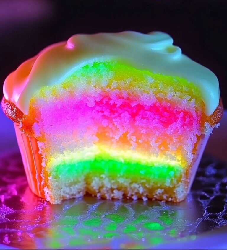 Glow-in-the-Dark Moonlit Cupcakes