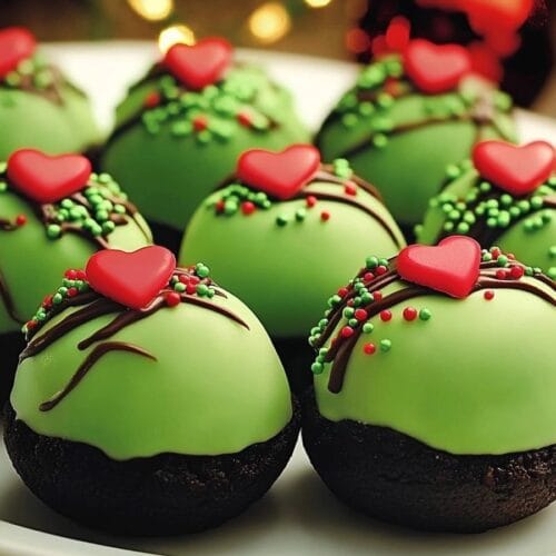 Grinch Oreo Balls