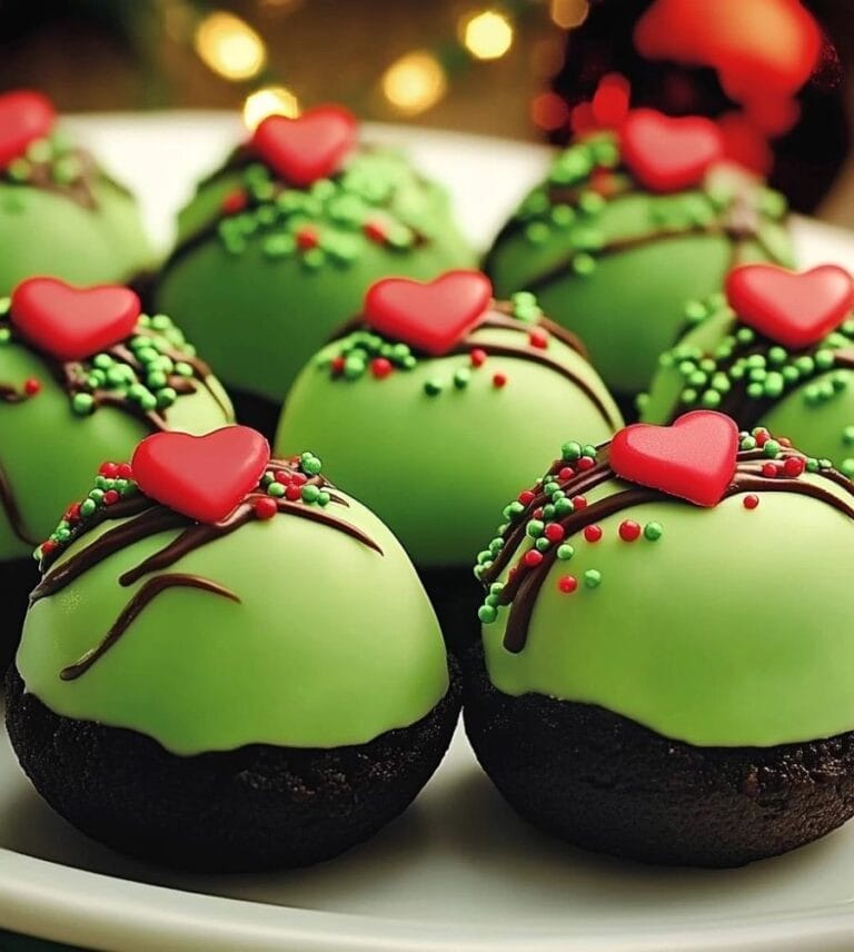 Grinch Oreo Balls