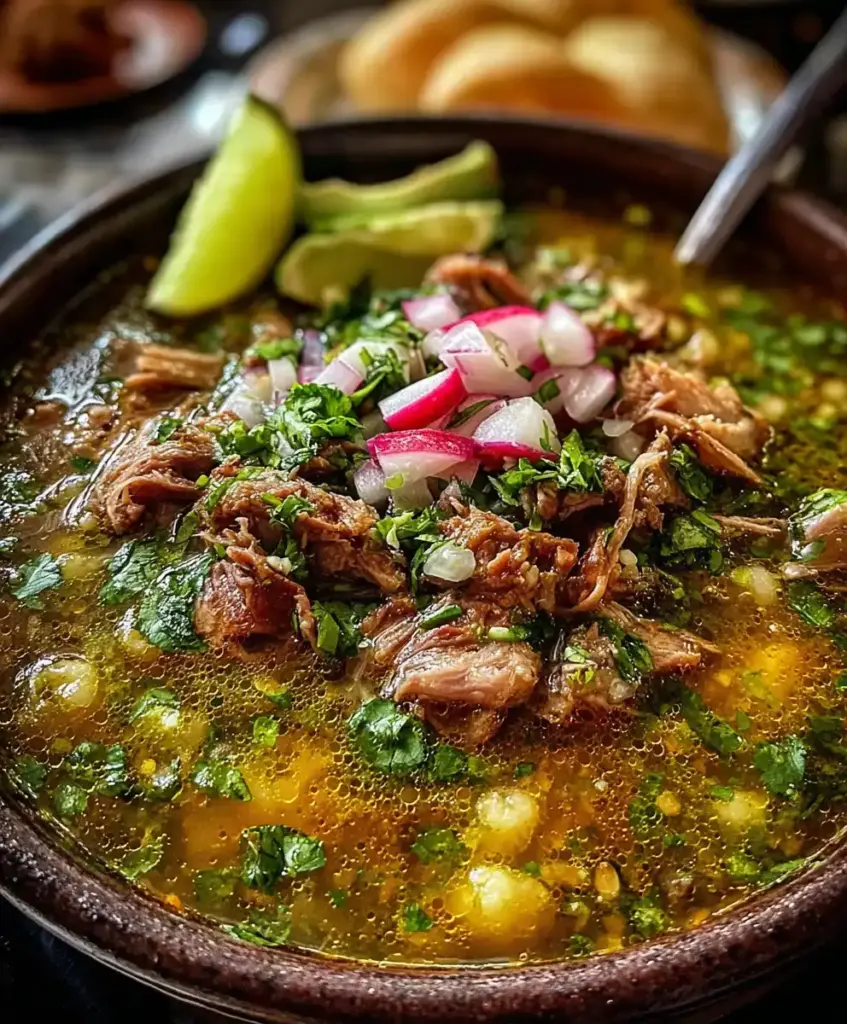 Hatch Green Chile Beef Pozole post