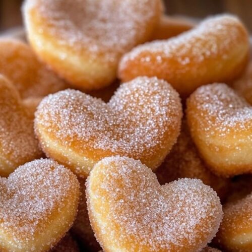 Heart-Shaped Sugar Donuts