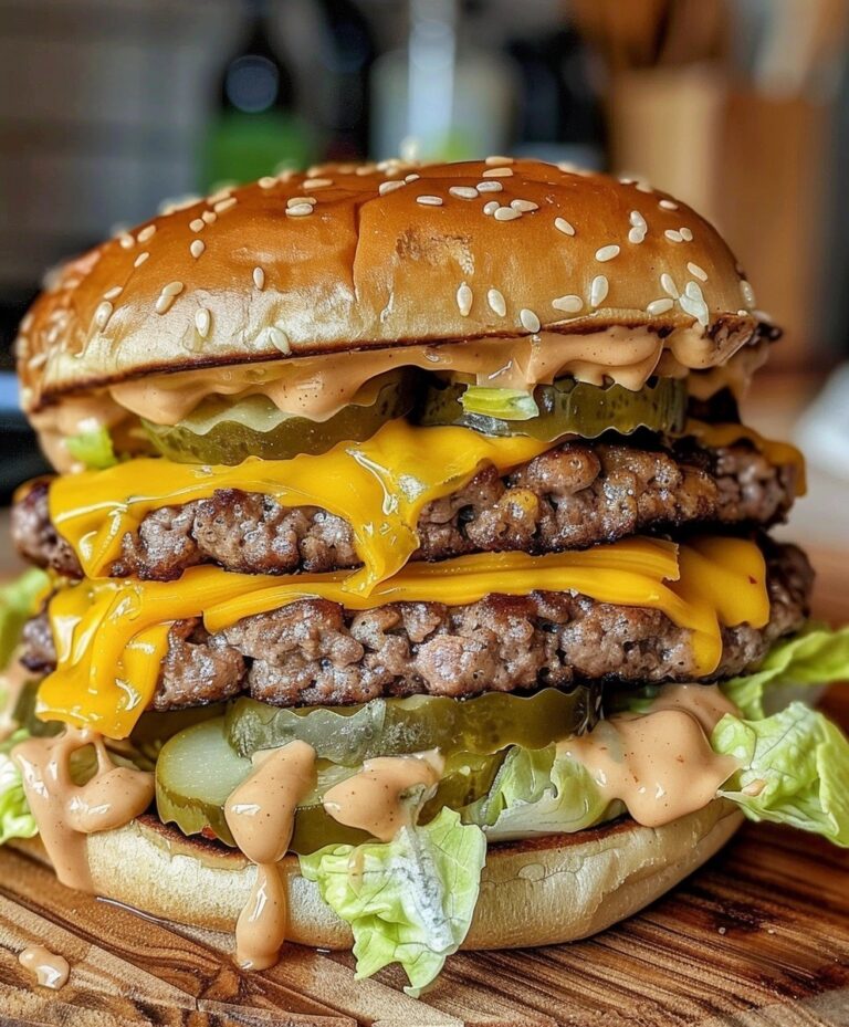 Homemade Big Mac