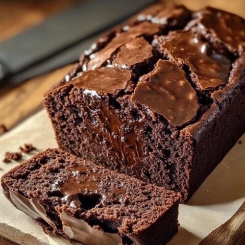 Hot Fudge Brownie Bread