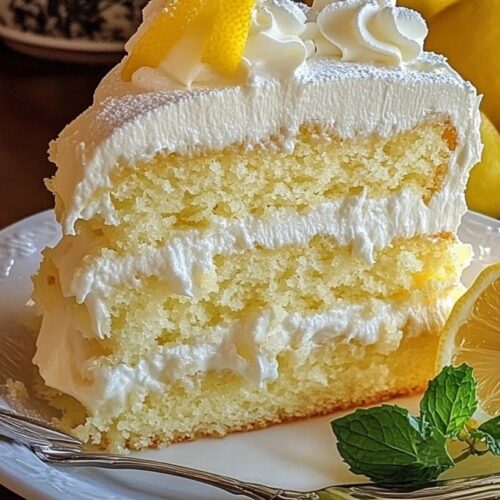 Italian Lemon Cream Cake