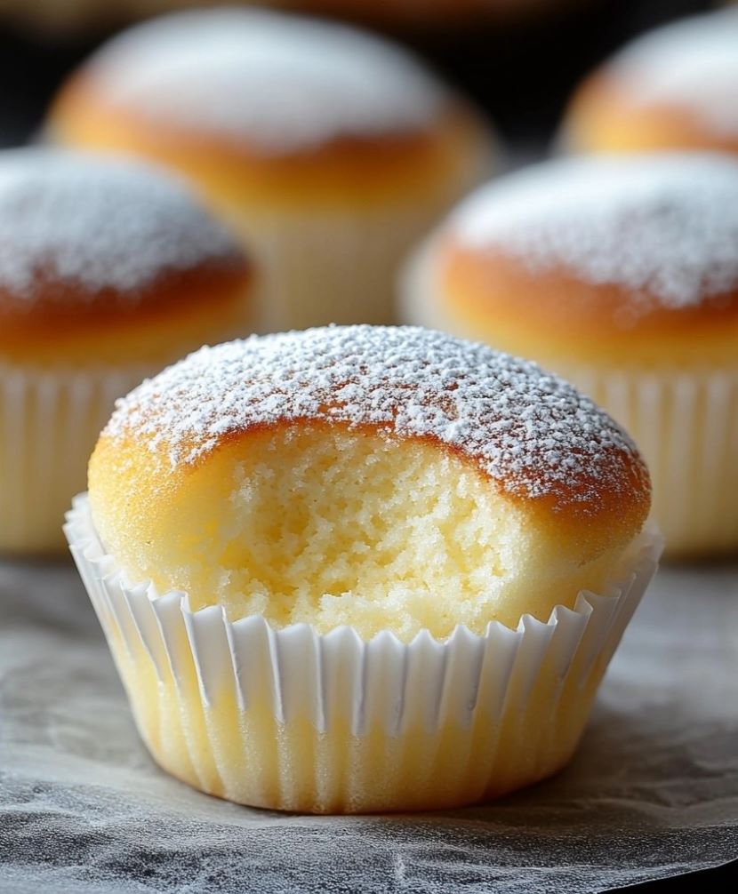 Japanese Cotton Cheesecake Cupcakes