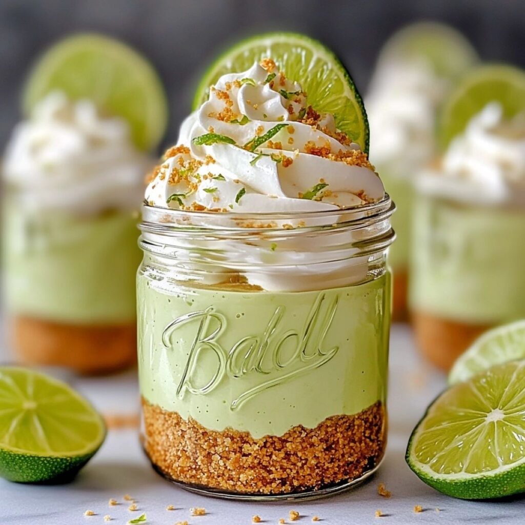 Key Lime Pie Jars