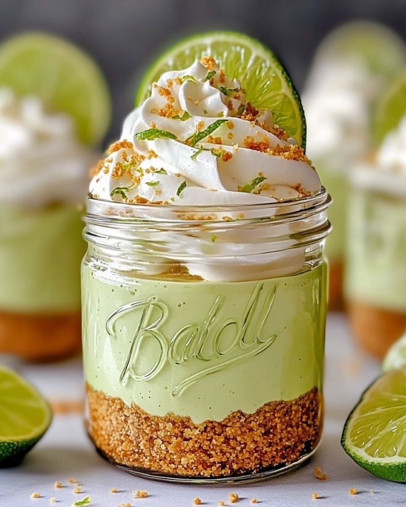 Key Lime Pie Jars