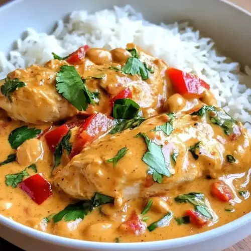 Slow‑Cooked Peanut Chicken Curry
